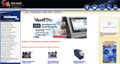 Desktop Screenshot of harvardapparatus.co.uk